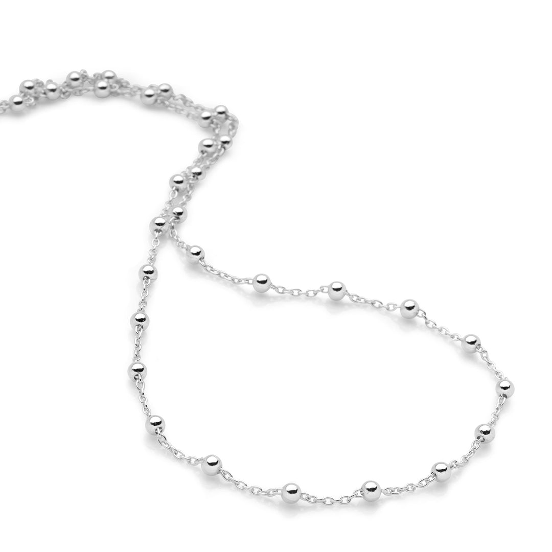 Isabella Silver Necklace (CHN12221)