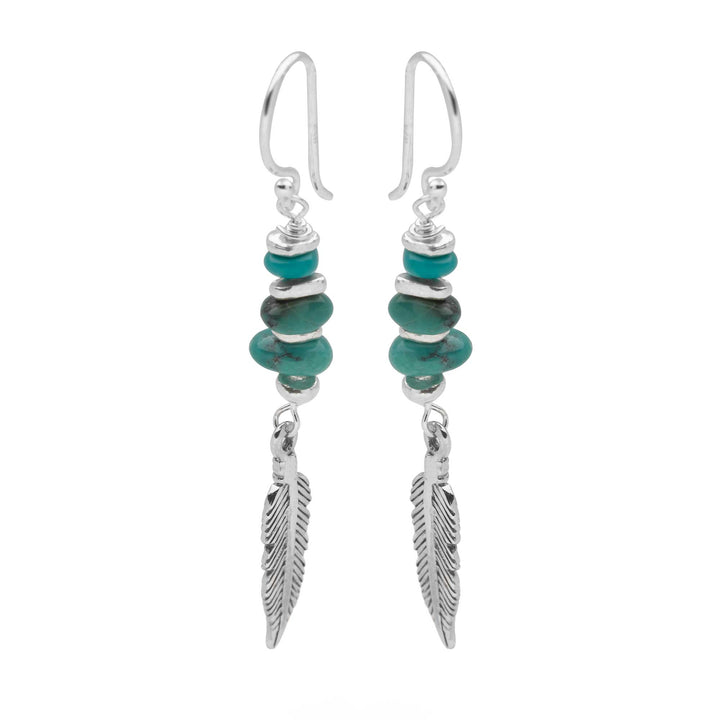 Apache Turquoise Earrings (E44831)