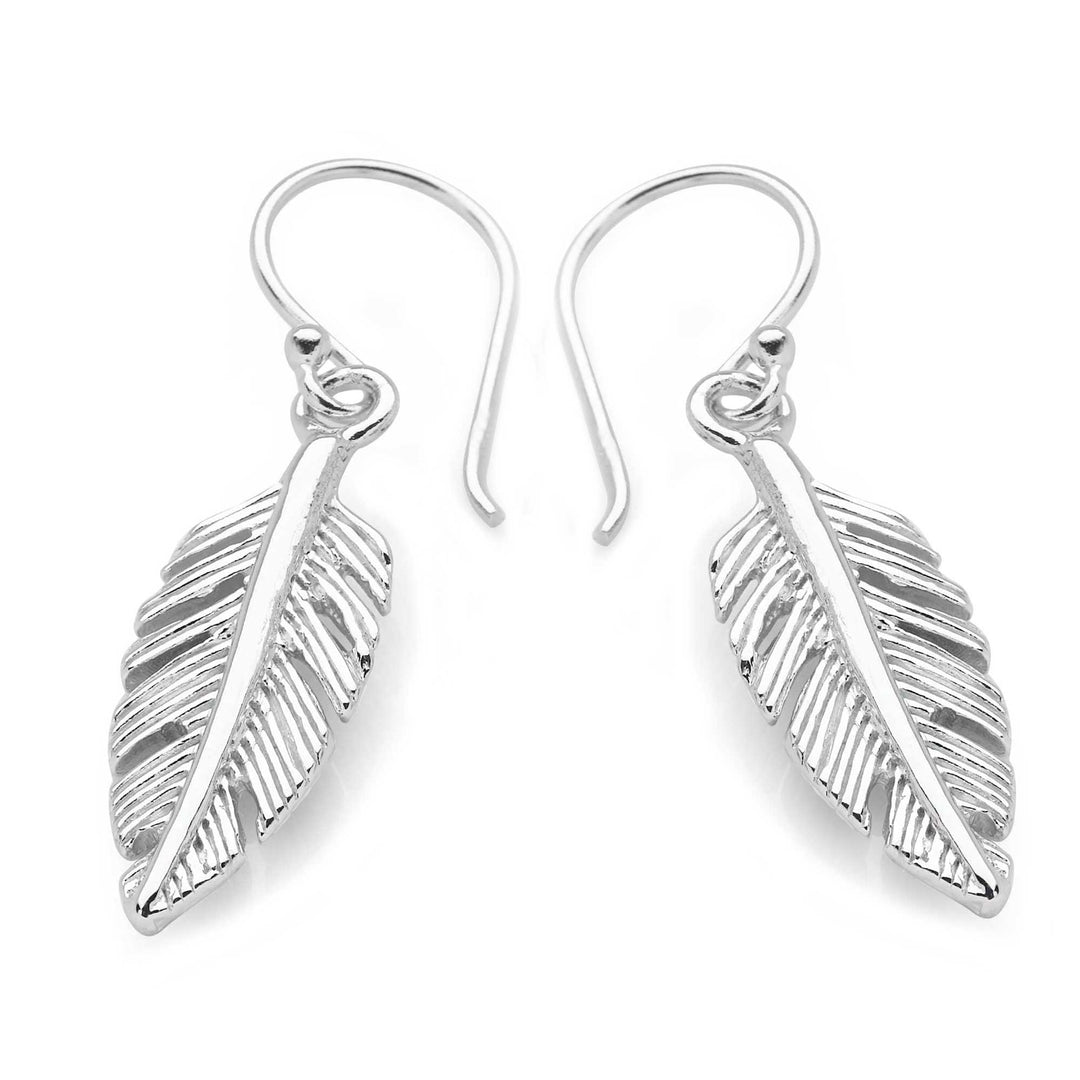 Spiritual Sky Feather Earrings (E45951)