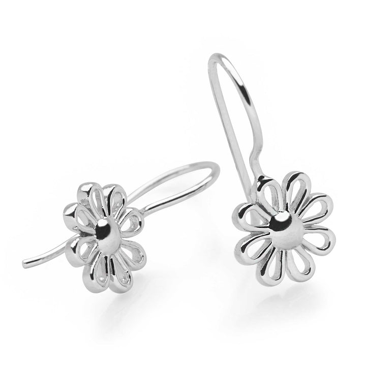 Silver Daisy Earrings (E46001)