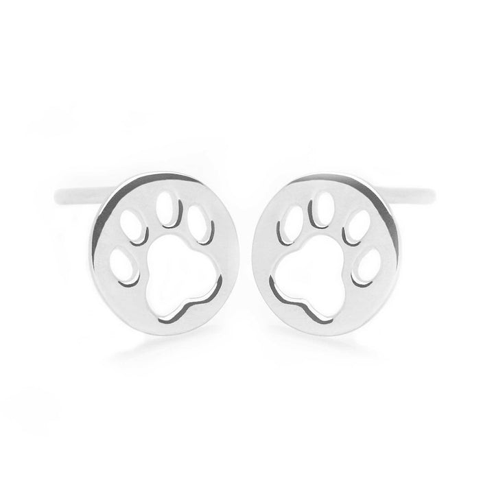 Perfect Paw Silver Earrings (E47711)
