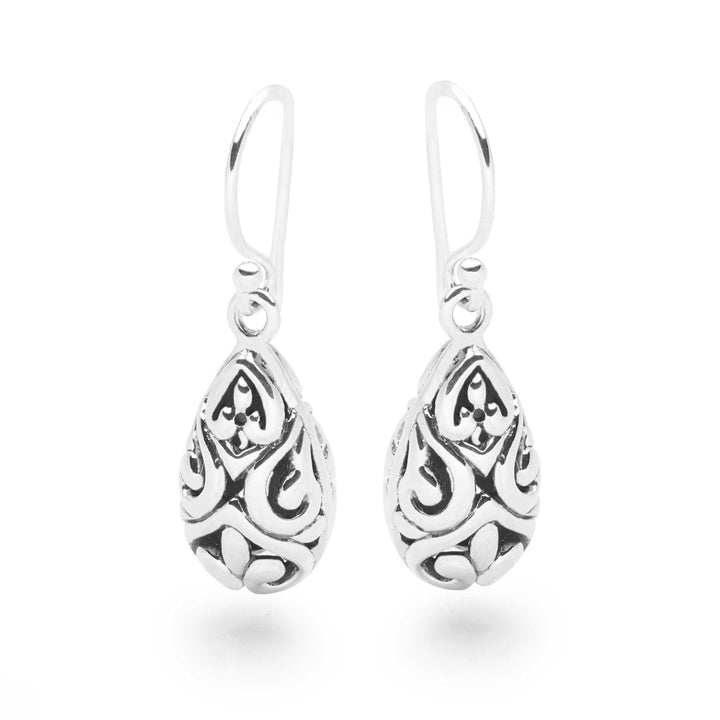 Sumatra Silver Rain Earrings (E50301)