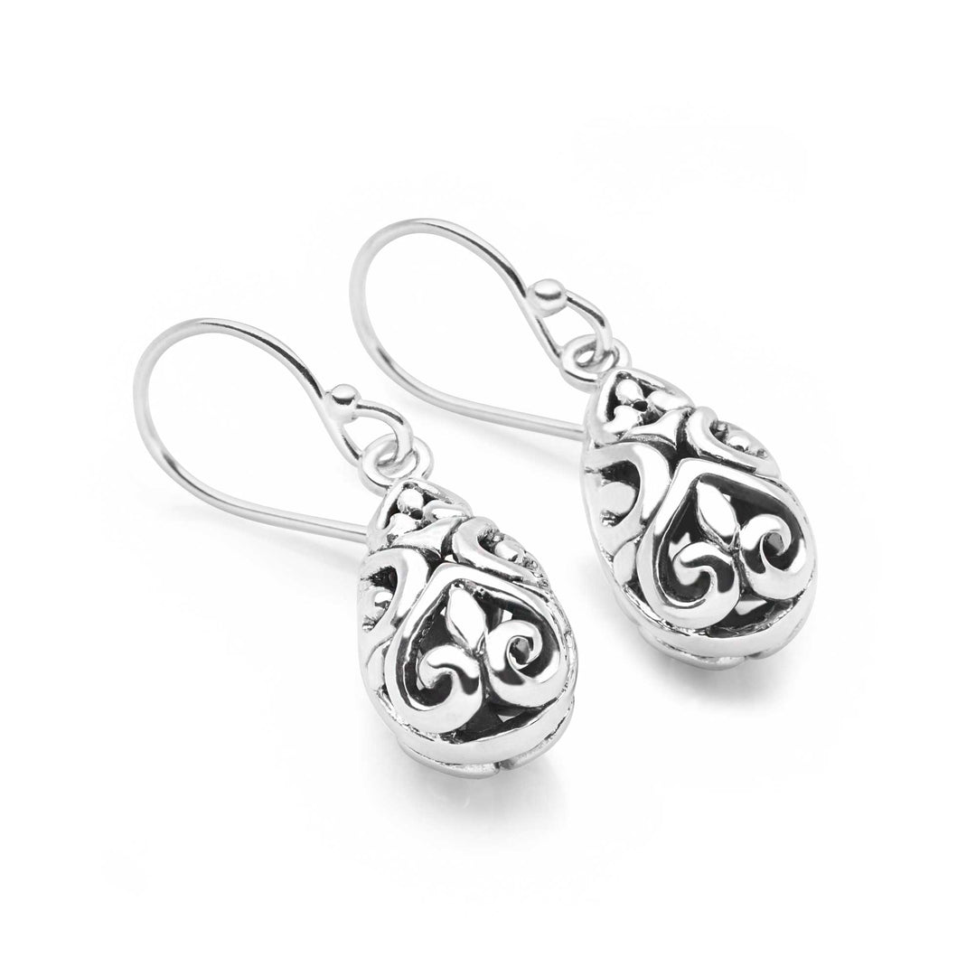 Sumatra Silver Rain Earrings (E50301)