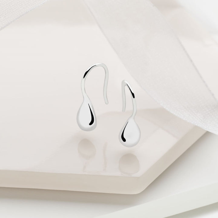 Sweetest Silver Drop Earrings (E50711)