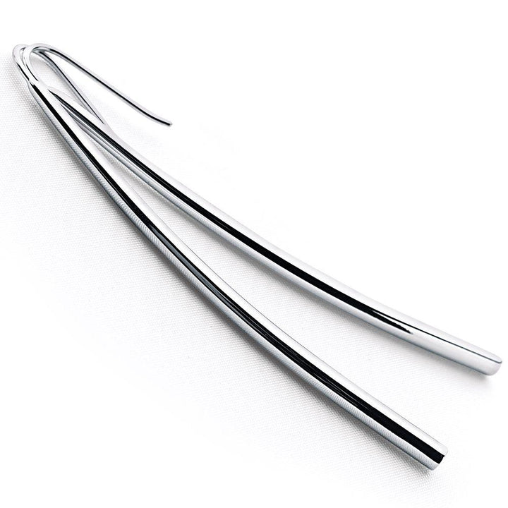 925 sterling silver arc beams drop hook earrings (E5211)