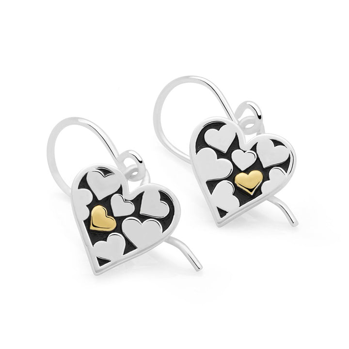 Heart of Gold Drop Earrings (E53661)
