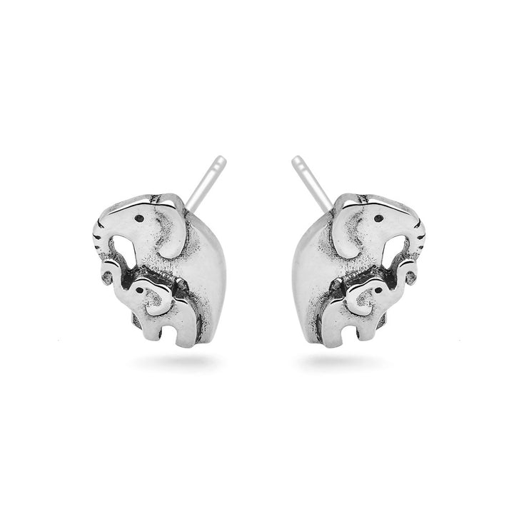 Mother & Baby Embrace Studs (E54791)
