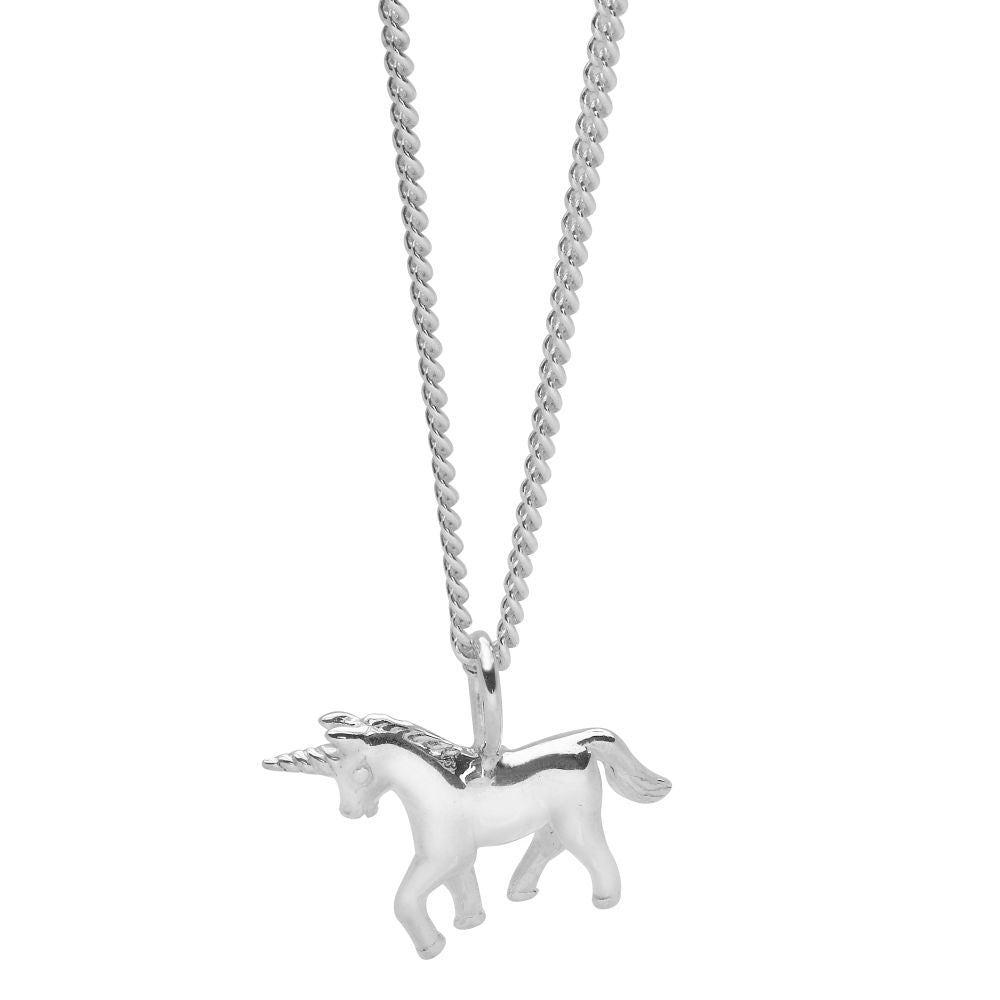 925 sterling silver unicorn pendant 