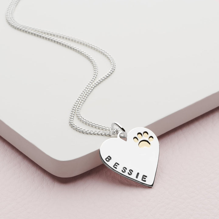 Personalised Best Friend Paw Pendant (P29321)