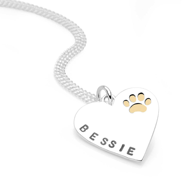 Personalised Best Friend Paw Pendant (P29321)