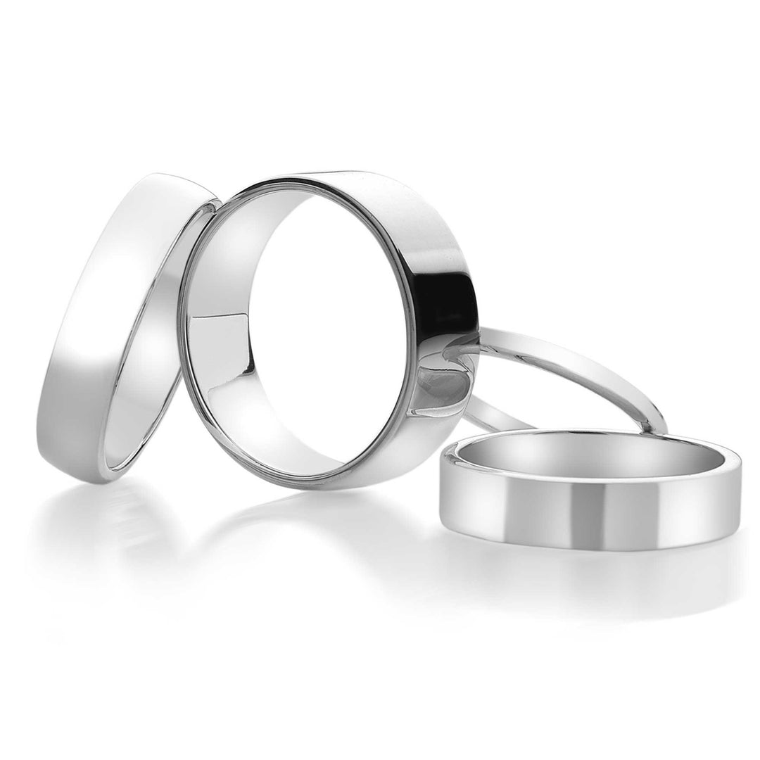 Personalised Flat Silver Band Ring 3mm (R20671)