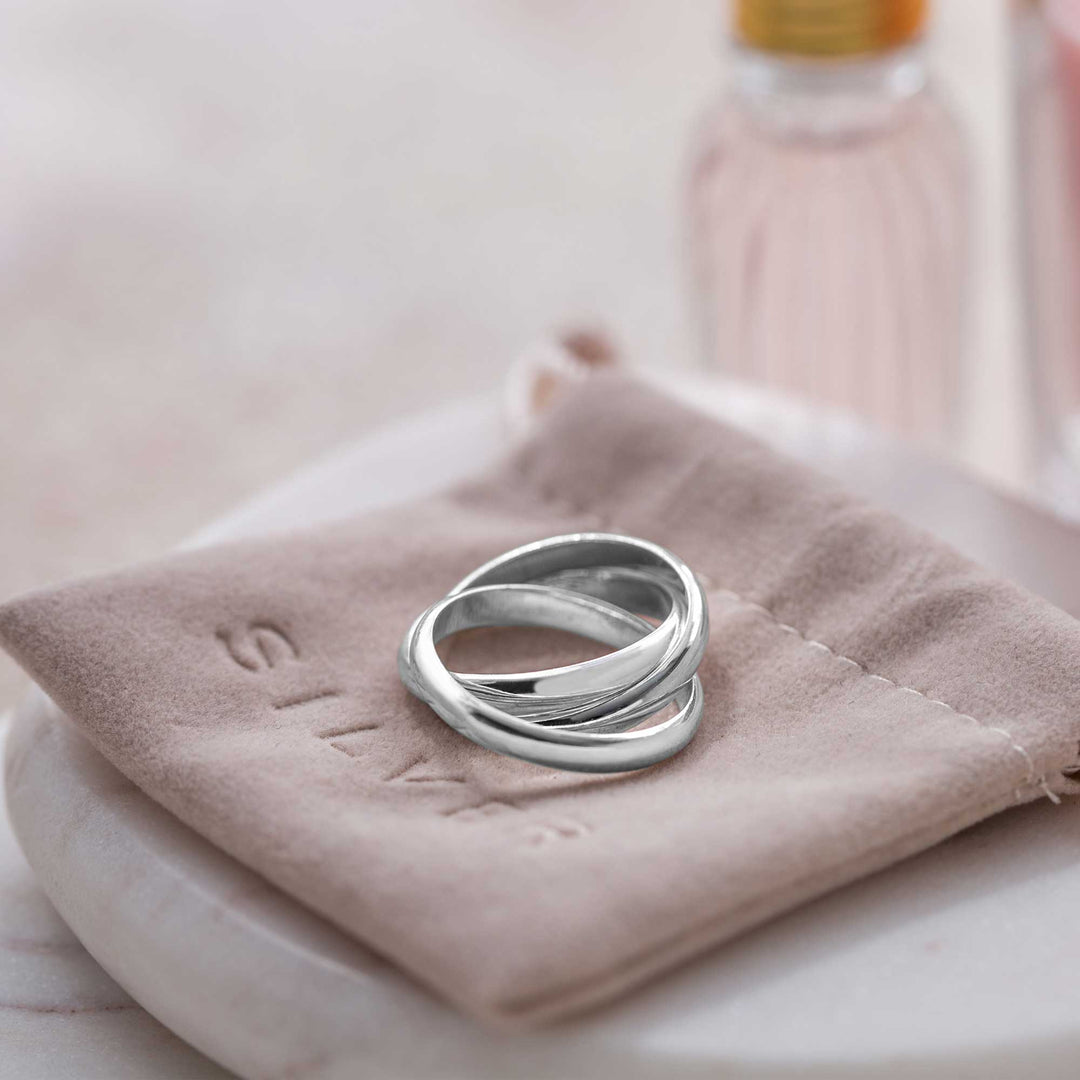 Silver Russian Wedding Ring (R1301)