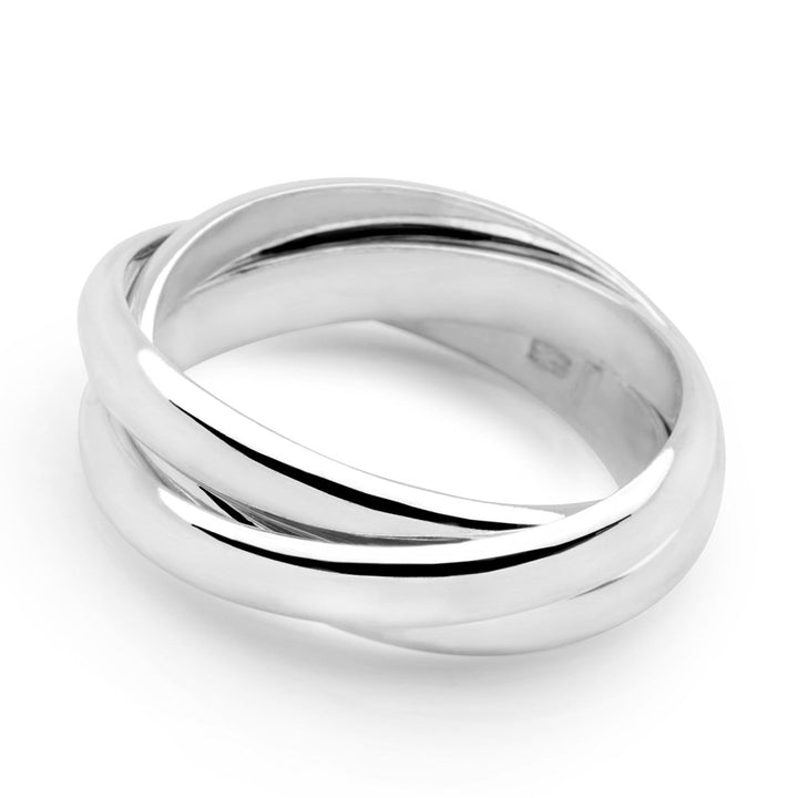 Silver Russian Wedding Ring (R1301)