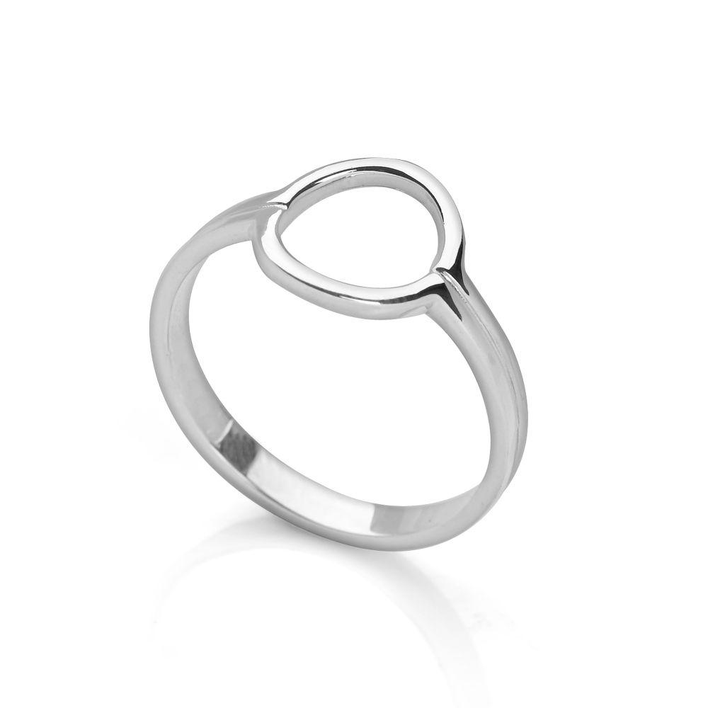 925 sterling silver Double band fused together with an open halo top ring (R18021)