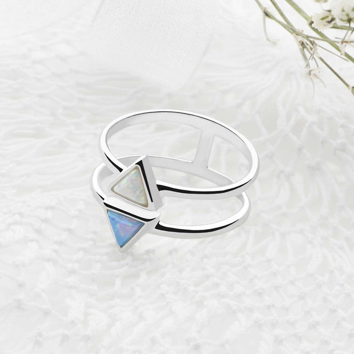 Opal Twin Ring (R20531)