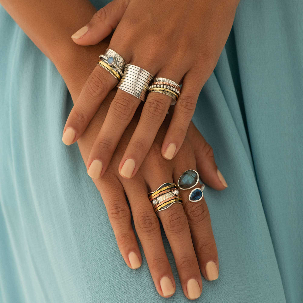 Spink Rings Spinning Rings – Silver Australia