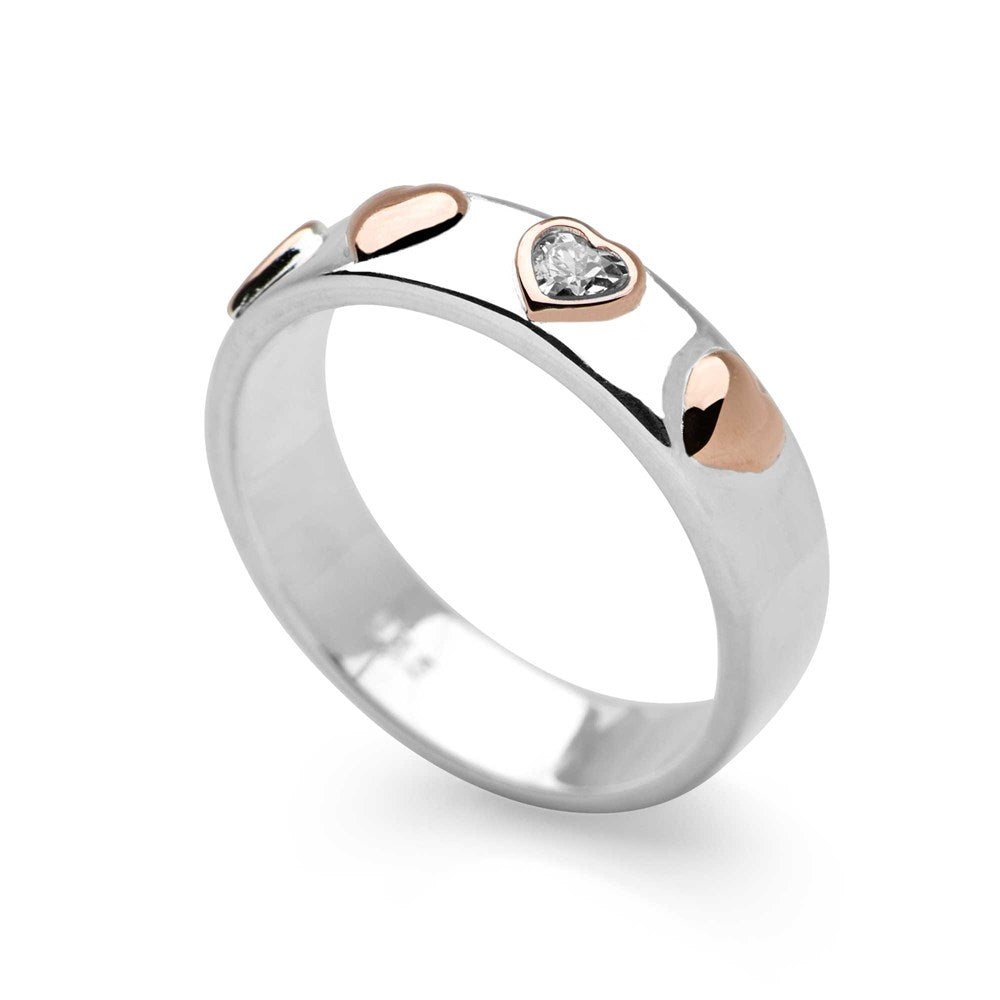 Queen of Hearts Silver Ring (R21841)